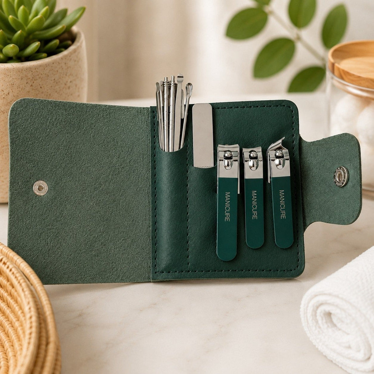 10 in 1 manicure pedicure kit tools