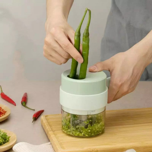 4 in 1 electric vegetable cutter slicer grater chopper