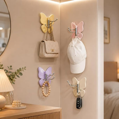 Butterfly wall hook rotated to show 270 degree flexibility