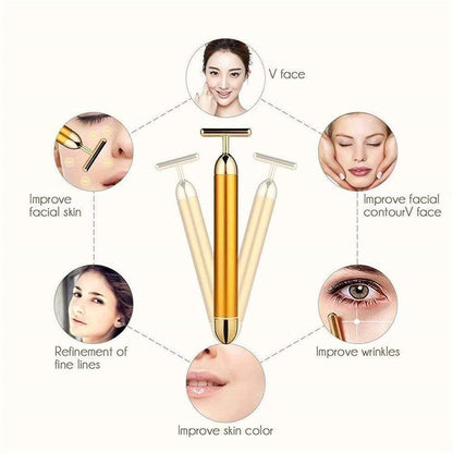 Compact beauty bar roller for travel and home use