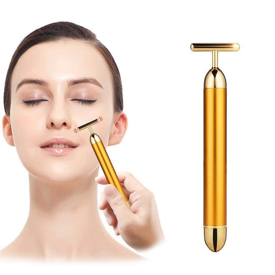 Beauty bar roller as part of skincare routine