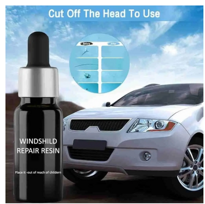 Car Windshield Crack Repair Resin Kit Pack of 2 for glass chips and scratches