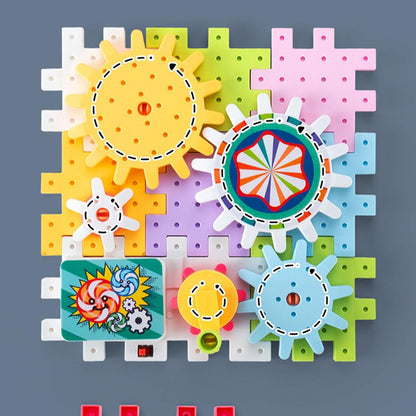 Educational gear building blocks creative learning toy