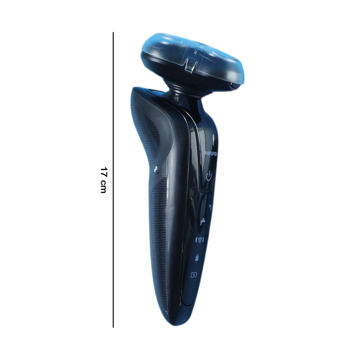 Electric Rotary Shaver Set with USB Cable Protective Cap and Cleaning Brush