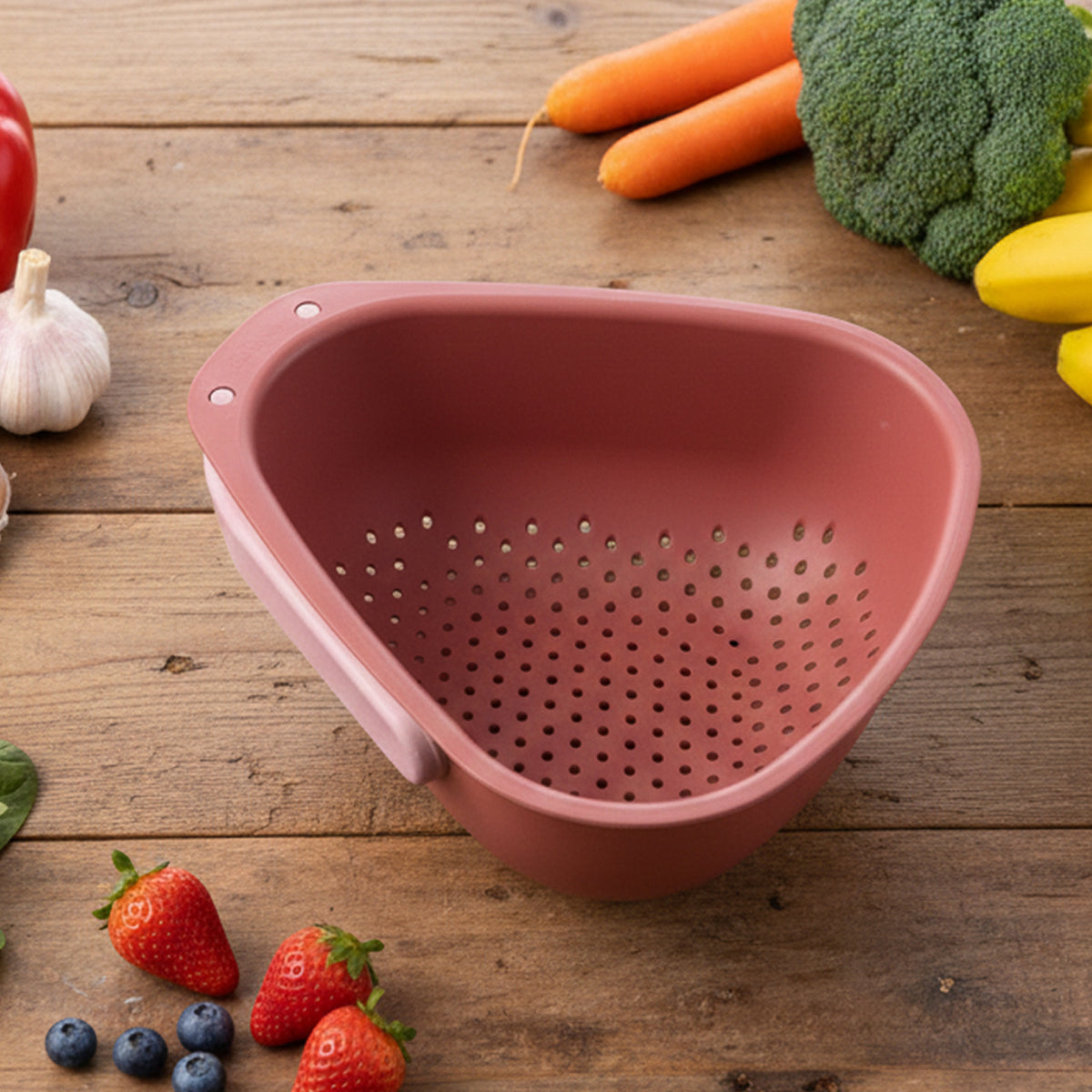 Foldable Colander for Pasta Rice and Noodle Straining