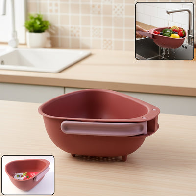 Foldable Kitchen Colander with Drain Base Main Product Shot