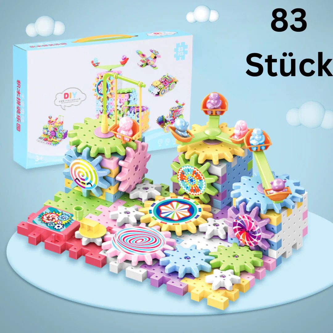 Full set of gear building block pieces