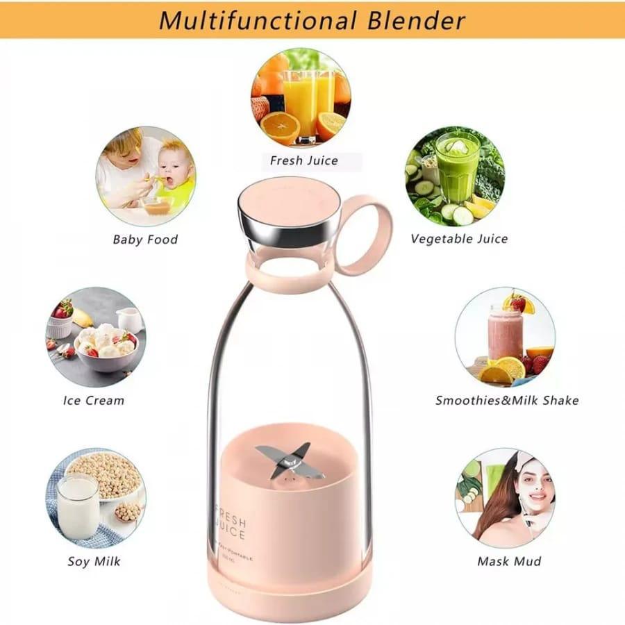 Portable mini blender package with charging cable