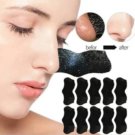 Nose strip applied for deep pore cleansing