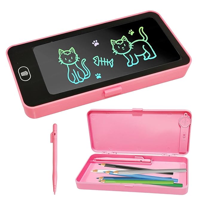 Pencil case used on school study desk