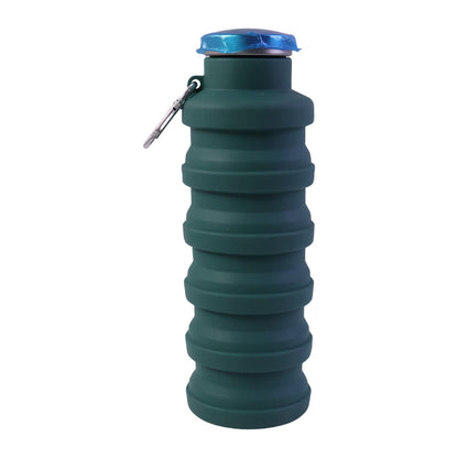 Portable Foldable Water Bottle 500ml for Camping Hiking and Outdoor Adventures