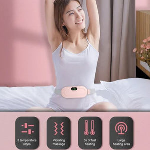 Portable massage heating reusable belt