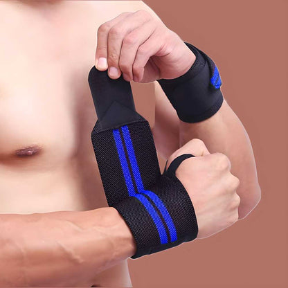 Close-up of adjustable wrist supporter strap