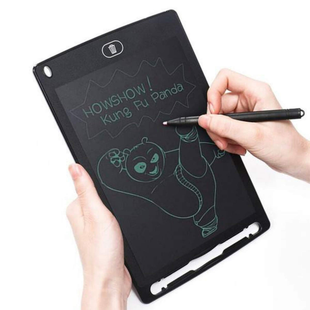 Writing on digital tablet with included stylus